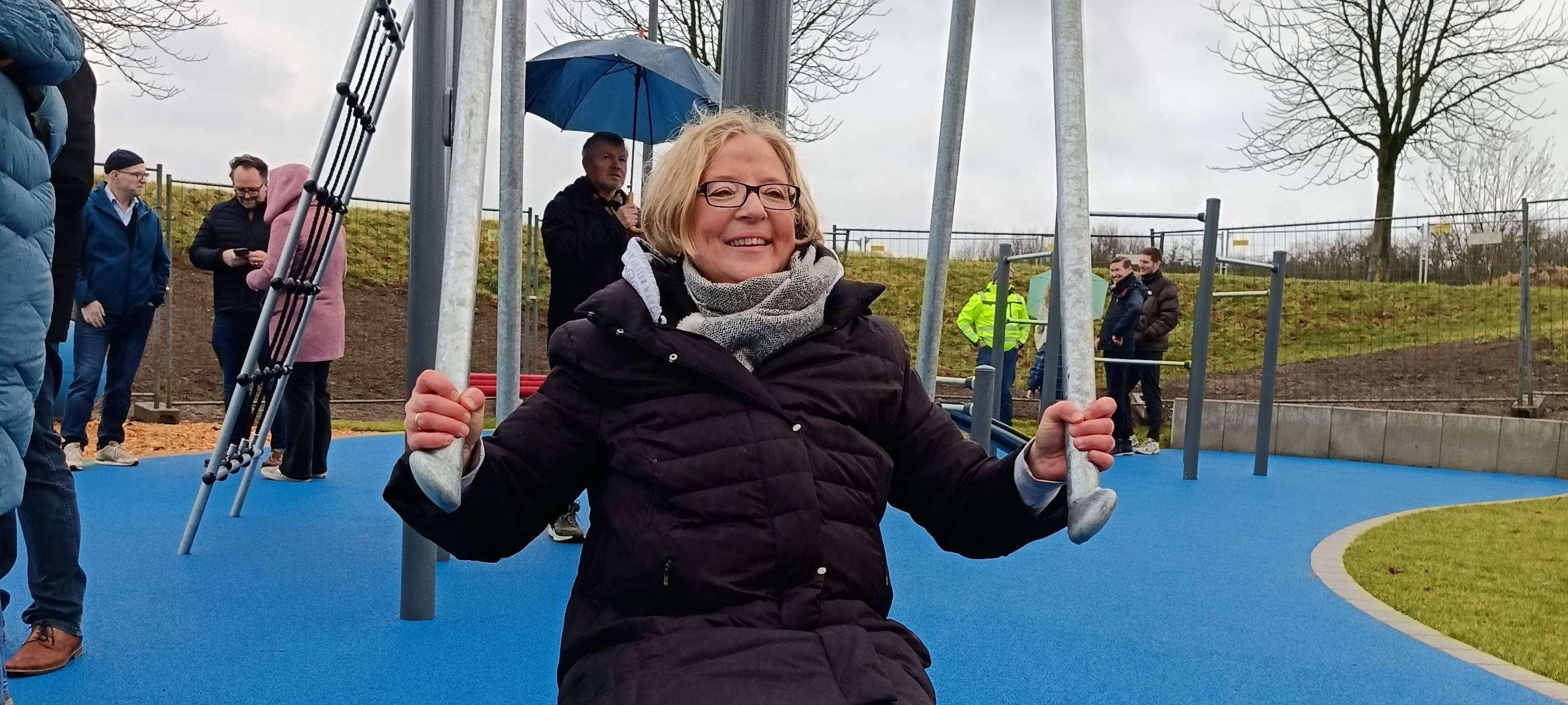 Neuer Freizeitparcours am Hülschenbrauck in Menden eröffnet